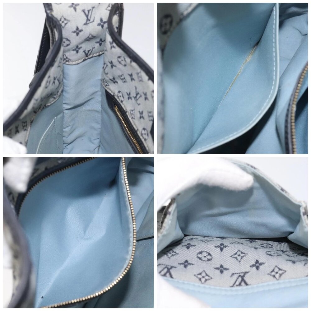 LOUIS VUITTON Monogram Mini Besace Mary Kate Bag Navy M92320 LV Auth ep8858 - Picture 13 of 15